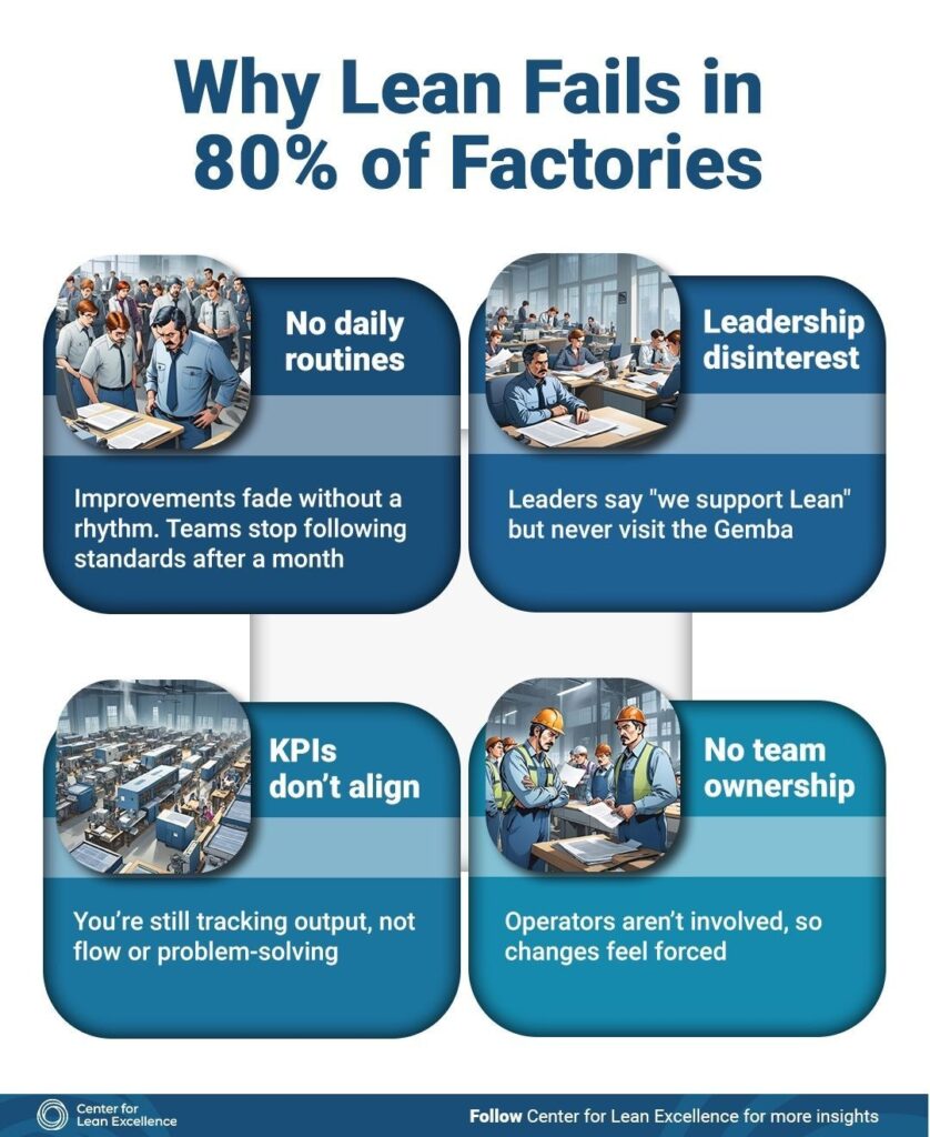 Why Lean Fails in 80% of Factories