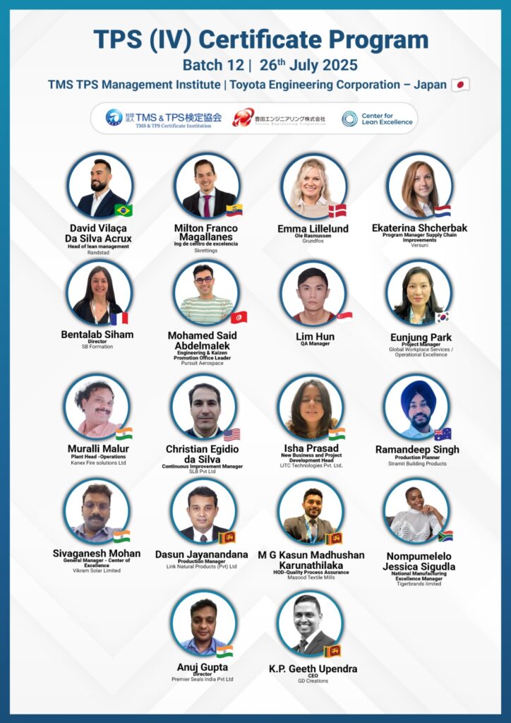 Toyota Production System (TPS) Training 2026 - Center for Lean